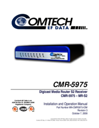 Aby wyświetlić dokument Comtech EF Data CMR-5975 Dokumentacja